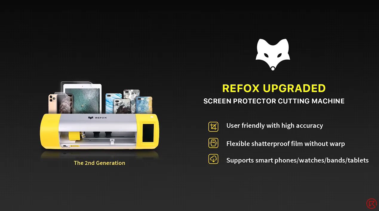 REFOX 2nd Gen Screen Protector Cutting Machine (iPhone/iPad/Android Devices)