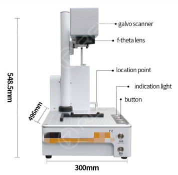 riparazione efficiente del vetro posteriore di iphone con refox lm-40 mini REFOX LM-40 MINI Macchina di marcatura laser In arrivo