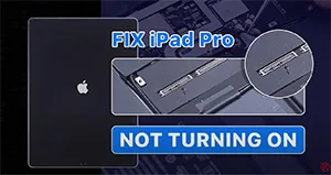 Reparar el iPad Pro que no enciende reemplazando los conectores