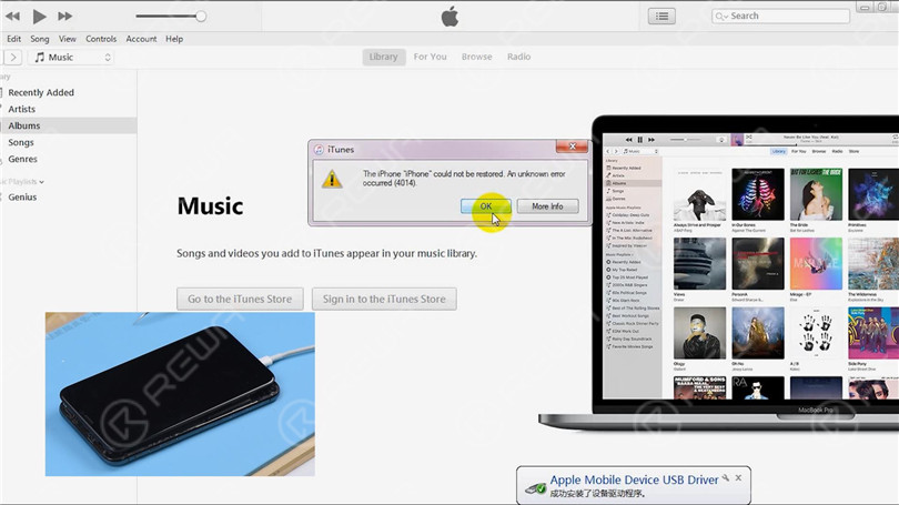 Cómo reparar un iPhone X bloqueado en el logotipo de Apple / Error 4014 de iTunes