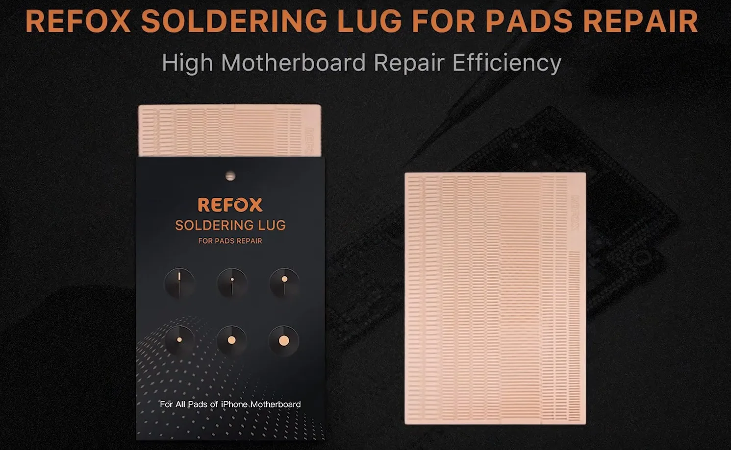 Mejora de las reparaciones de microsoldadura del iPhone con los terminales de soldadura REFOX
