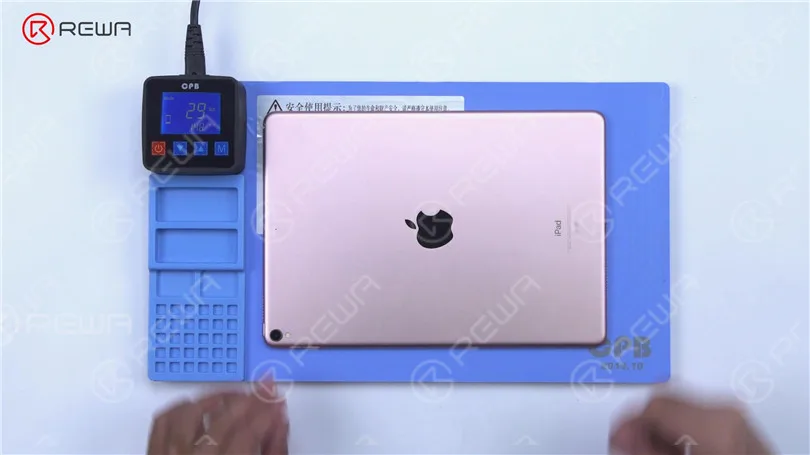 Wie man ein iPad Pro repariert, das sich nicht einschalten lässt - Kurzschluss vom Kolophoniumspender erkannt