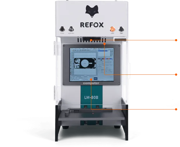 refox lm 80 - das leistungsstärkste Laserbeschriftungsgerät refox lm 80 most powerful laser marking machine lm80 c72add07