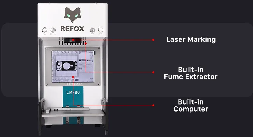 REFOX LM 80 - La máquina de marcado láser más potente