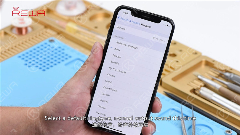 Réparation du haut-parleur inférieur de l'iPhone X