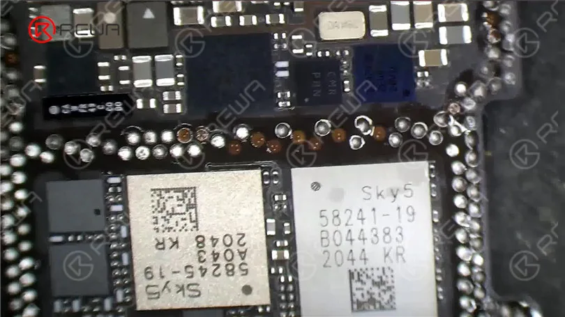 cómo solucionar el problema de sobrecalentamiento del iphone 12 pro max con terminales de soldadura how fix iphone 12 pro max overheating issue soldering lugs ov 5