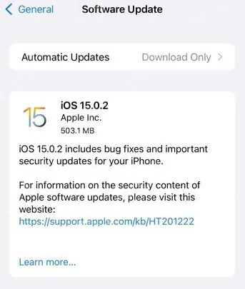 iOS15.0.2