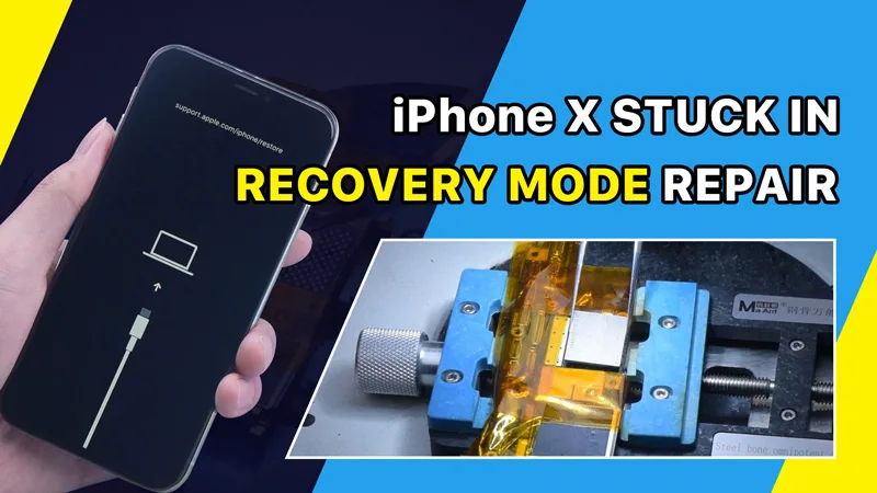 Unlock NAND Data for NAND Repair – Fix iPhone X Stuck in Recovery Mode