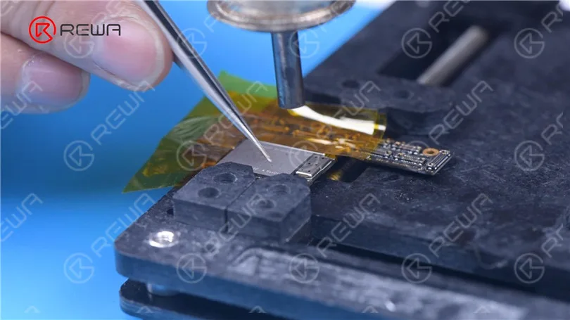 how to turn destroyed iphone xs max into brand new "iphone 13 pro max" solder the NAND
