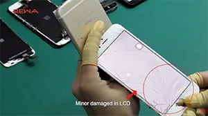 Servicio de reacondicionamiento de pantallas LCD rotas de teléfonos móviles
