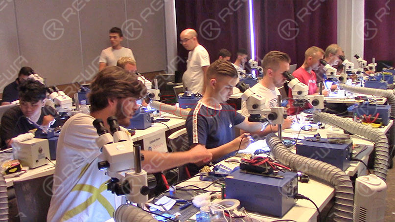 Das letzte REWA iPhone Logic Board Repair Training im Oktober 2019 - München Deutschland
