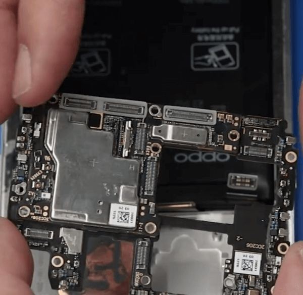 oppo find x3 pro écran noir en jouant 01 la carte mère semble en bon état