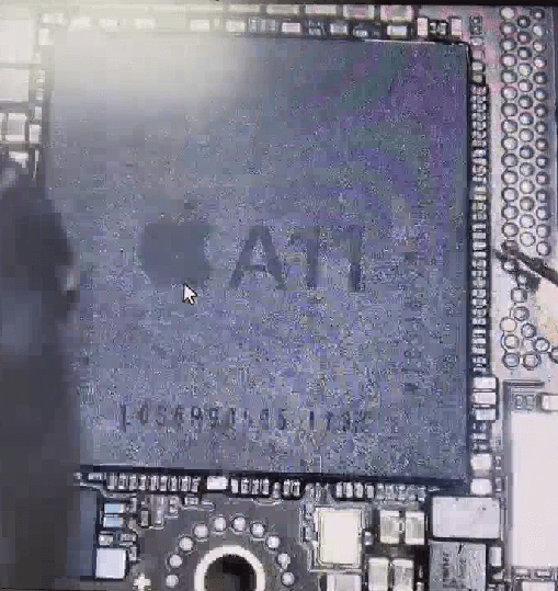 So beheben Sie das Problem mit abstürzenden iPhone X Apps (Fehler 1100) – Schritt-für-Schritt CPU-Nachlöt-Reparatur iPhone X A11 Chip