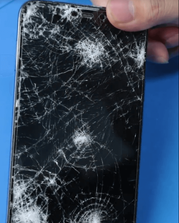 xiaomi mi 8 fallen Schaden Reparatur beschädigte xiaomi mi 8 Frontscheibe