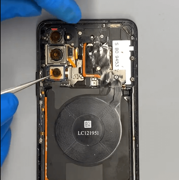 wie man honor v30 pro nicht booten nach fallen zu beheben: Motherboard Reparaturanleitung 03 Kameras mit Aufklebern schützen
