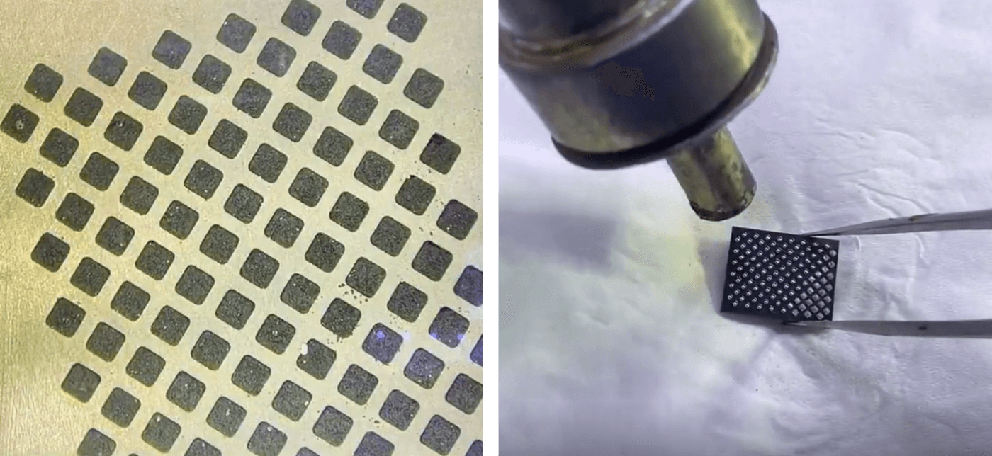 iPhone 12 pro non si avvia dopo una caduta - guida al recupero dei dati e alla riparazione della scheda logica 04 Reimpostare il chip NAND