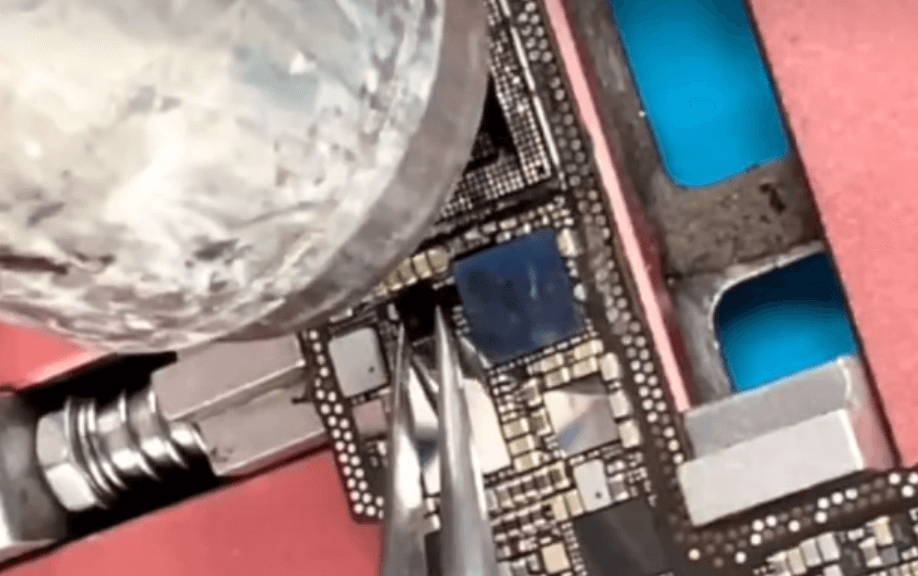 extracción del chip nand