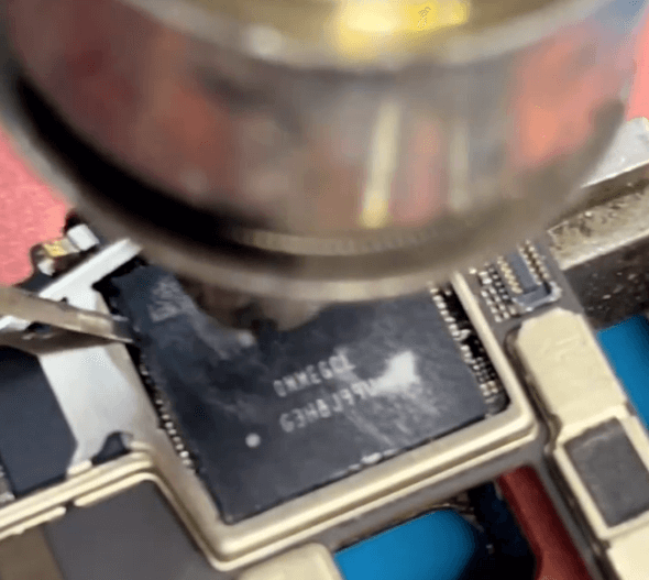 réparation des problèmes de démarrage du Huawei Mate 20 Pro causés par des problèmes de soudure du processeur supprimer le processeur Kirin 980