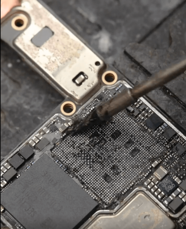 oppo find x3 pro écran noir en jouant 07 Retirer les boîtes et les coller de la même manière.