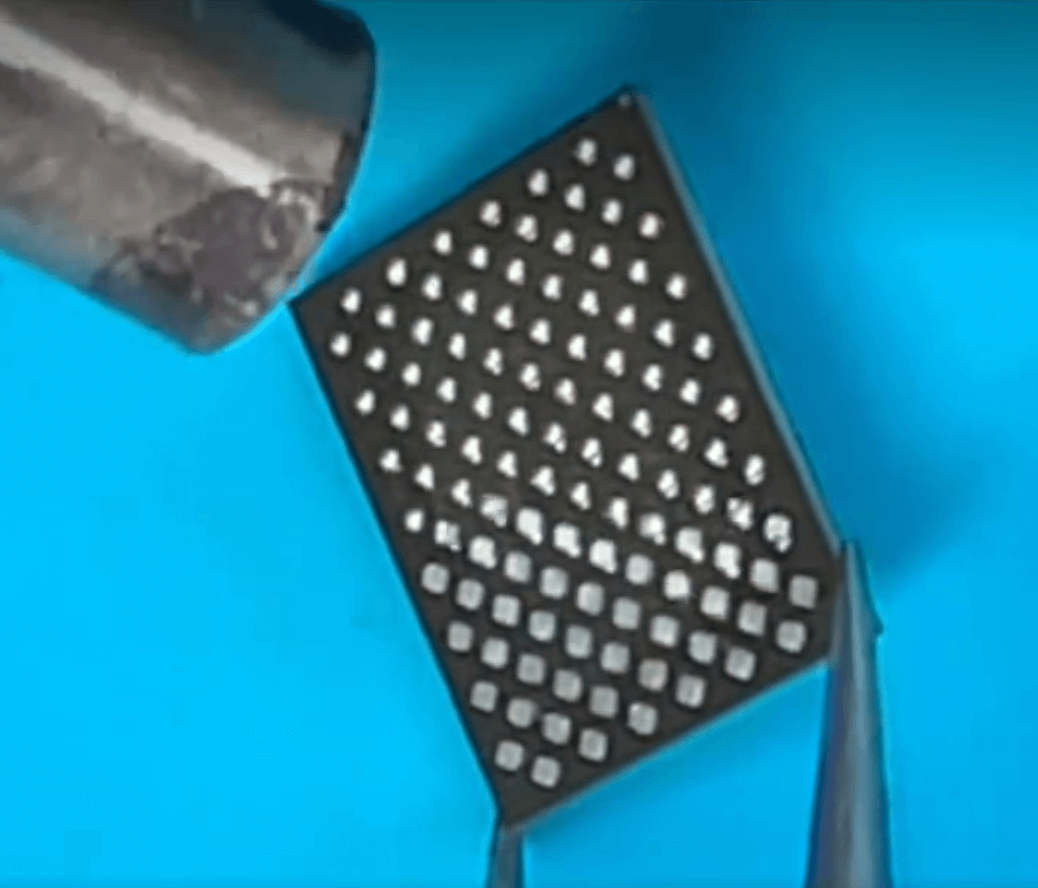 extracción del chip nand