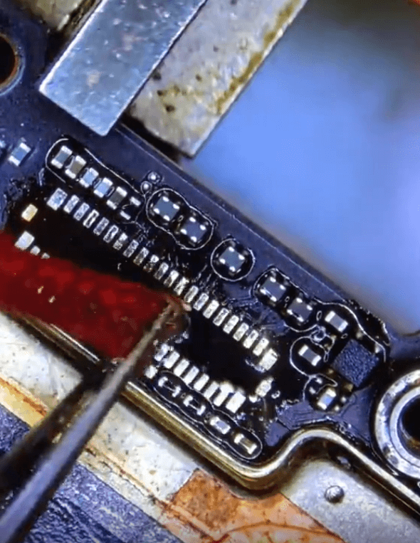 xiaomi mi 10 does not display issue repair 08 clean J6400