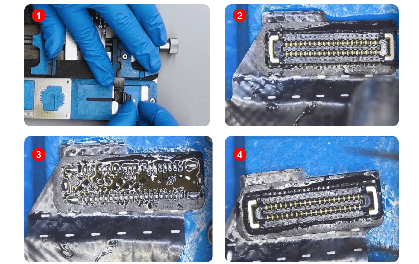 how to fix the black shark 5 pro no display 11 Resolder the connector