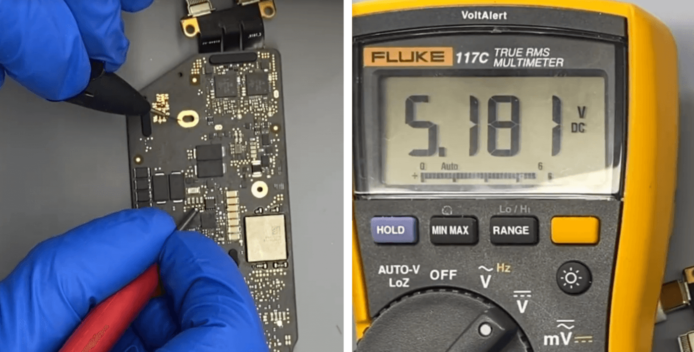 12 Tensión de 5 V