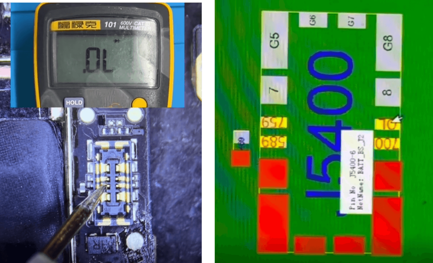 13 The pin 3 BATT B J2 diode value should be around 589