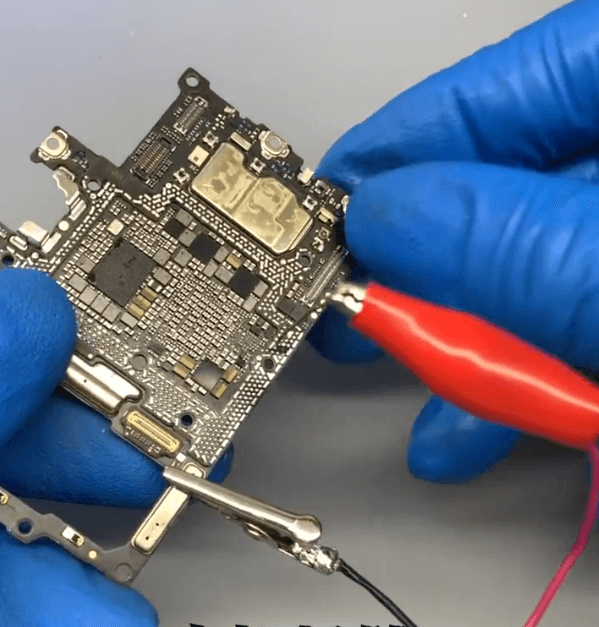 wie man honor v30 pro nicht booten nach fallen zu beheben: Motherboard Reparaturanleitung 14 Booten wir noch einmal mit der DC-Stromversorgungsmaschine