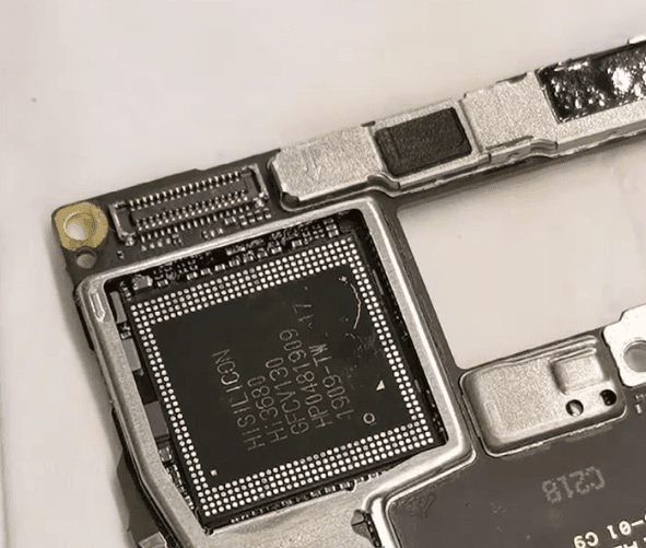 réparation des problèmes de démarrage du Huawei Mate 20 Pro causés par des problèmes de soudure du processeur réduire la couche CPU