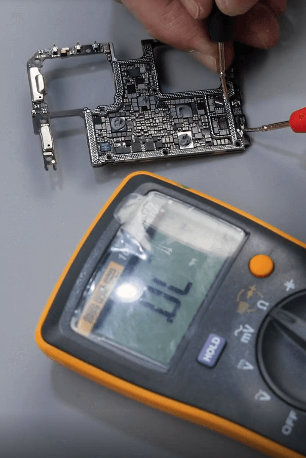 Guida alla riparazione del problema di rete di xiaomi 12 pro 15 I valori dei diodi di misura sono OK