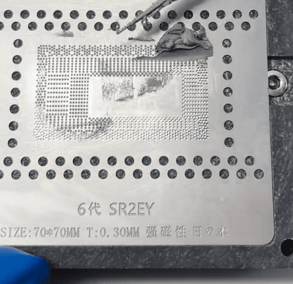 huawei matebook x pro stops working during normal use 15 Reball the CPU with specified CPU stencil