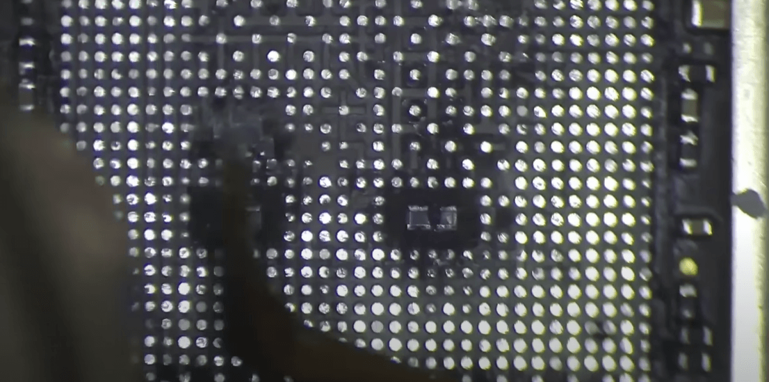 black shark 3 won't turn on repair 16 Remove the black adhesive again on the PCB
