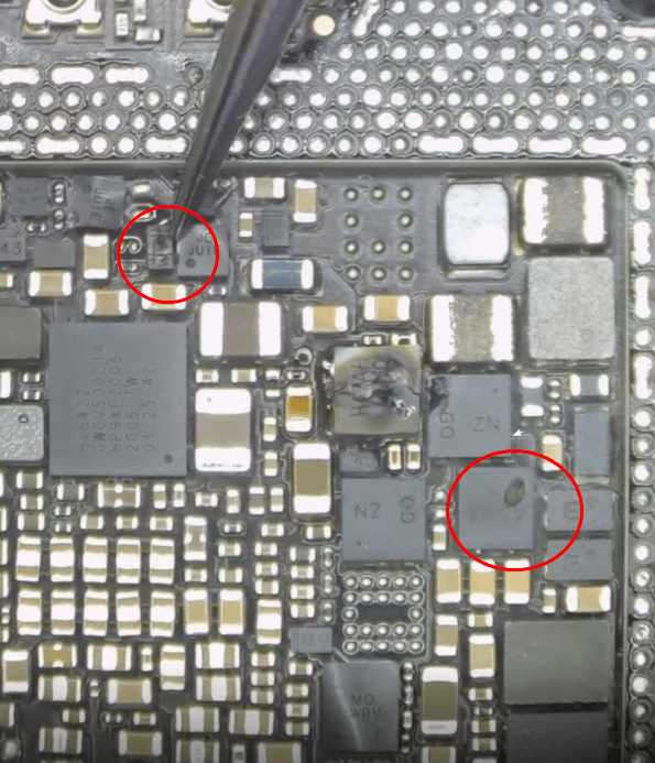 Le Huawei P40 Pro ne démarre pas - résoudre les problèmes de charge incorrecte MOSFET brûlé