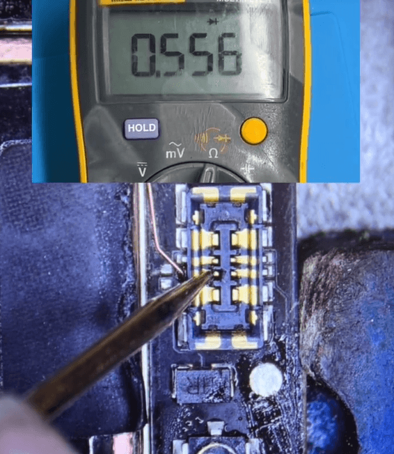 17 Measure the diode value again