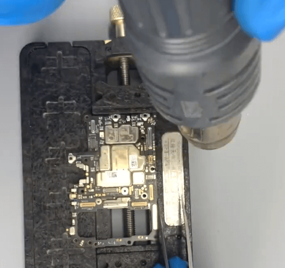 wie man honor v30 pro nicht booten nach fallen zu beheben: Motherboard Reparaturanleitung 18 Die beiden Lagen der Hauptplatine neu anlöten