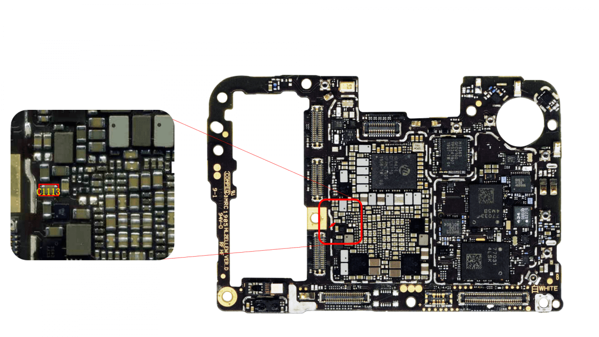 huawei p30 no boot issue repair C1113
