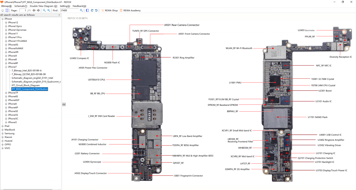how to use the bitmap for cell phone repair Components Distributions