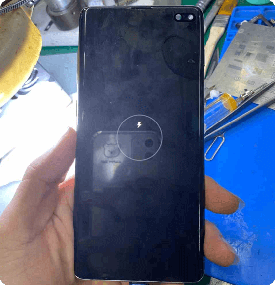 samsung s10 plus reparaturfälle teilen Telefon zurück zur Arbeit