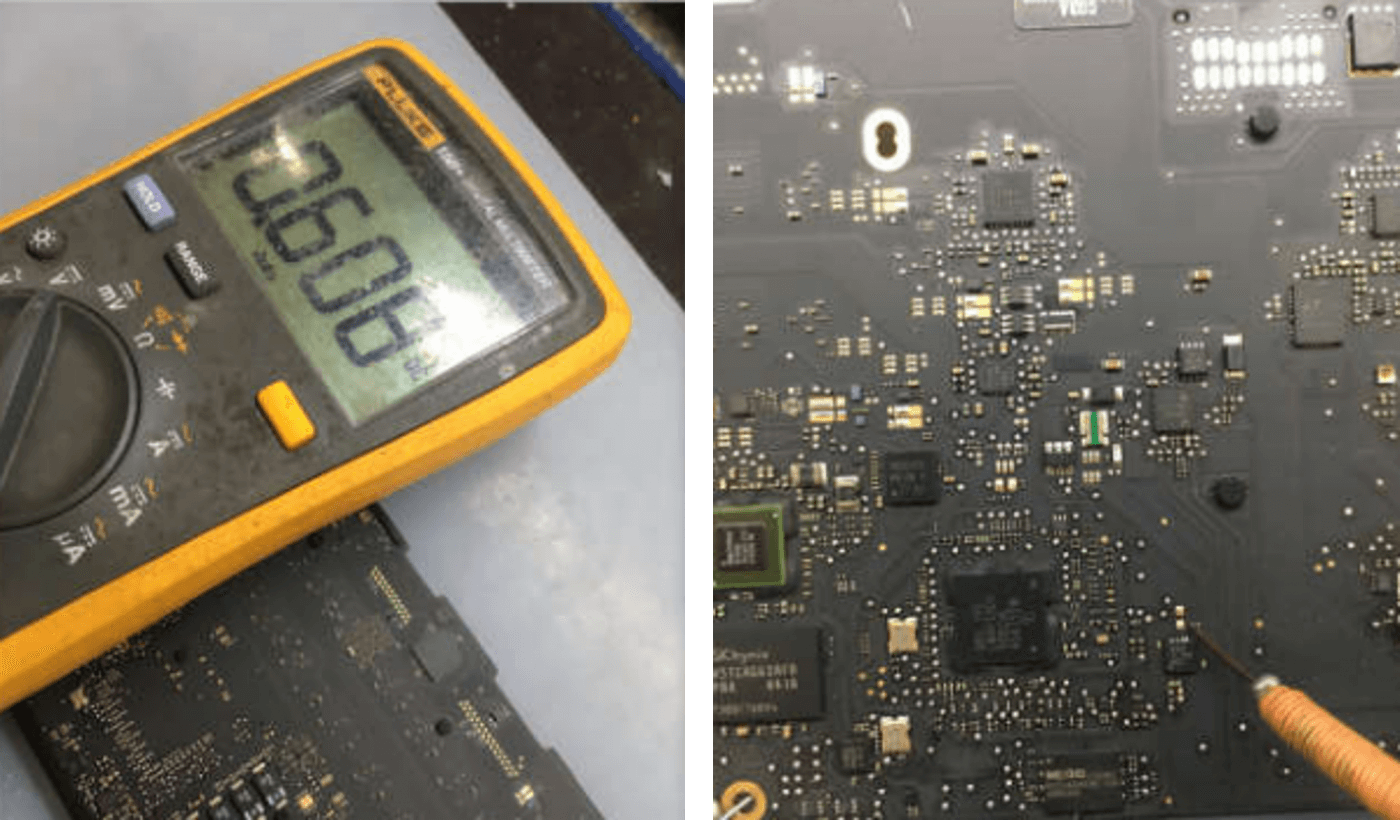 Mesure du signal RESET