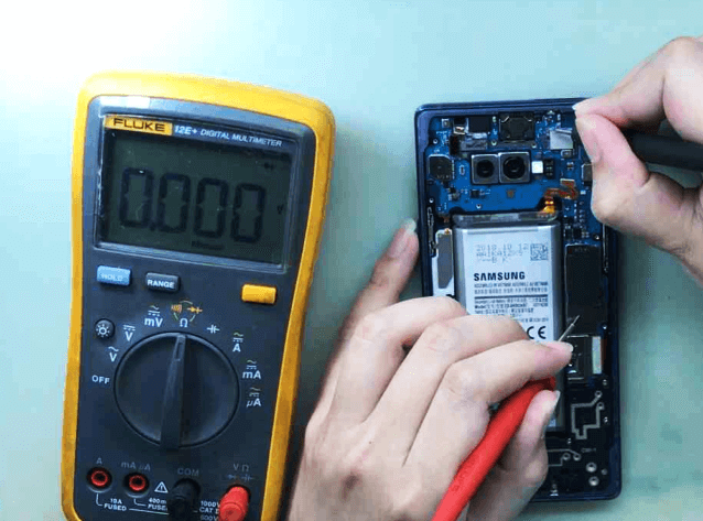 samsung note 9 cannot turn on repair Test with DC power supply