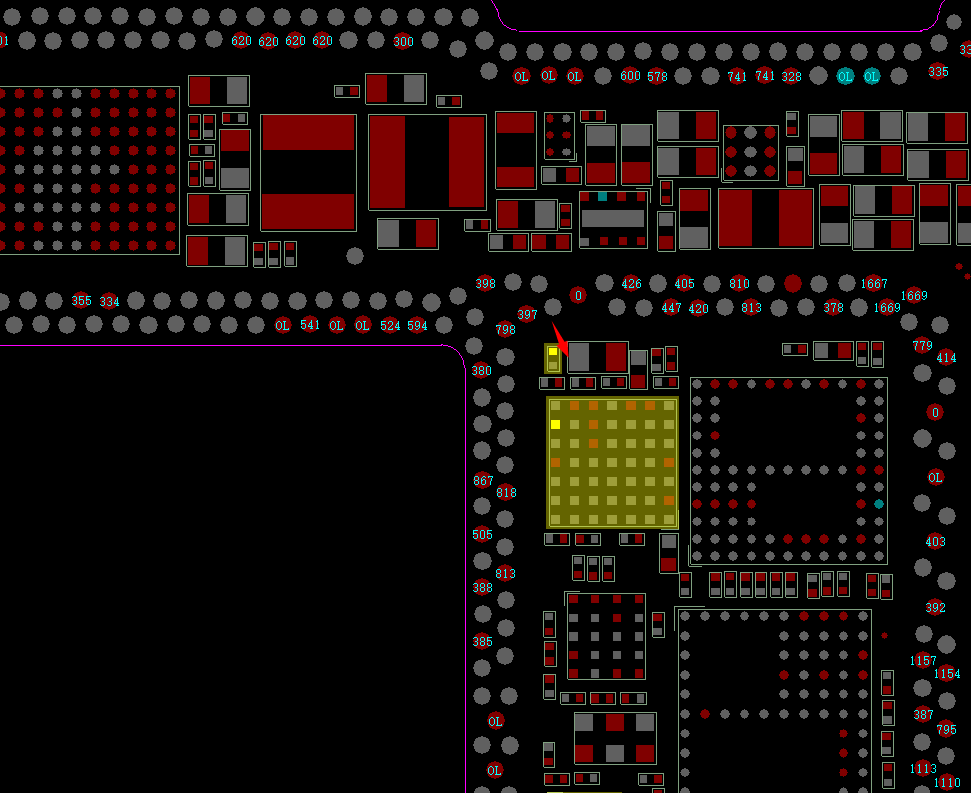 Joint d'étain sur bitmap