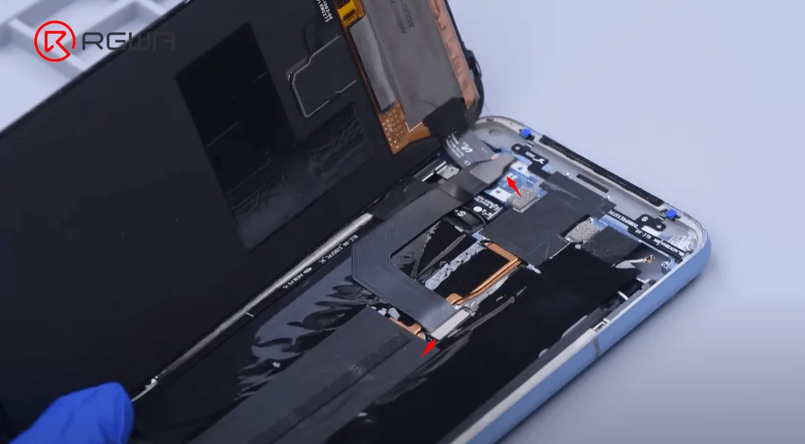 black shark won turn repair as the screen is separated disconnect
