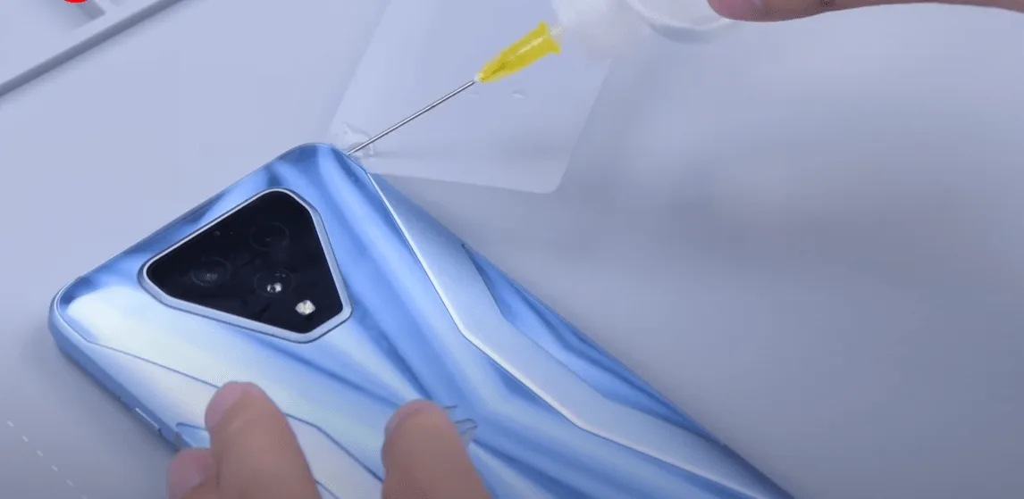 black shark won turn repair separate the rear cover