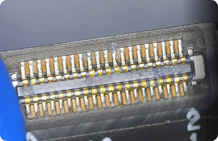 how fix black shark pro no display corrosive signs on the flex cable