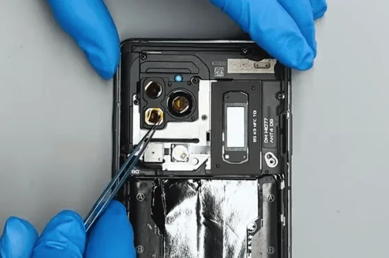 how fix black shark pro no display protect the cameras with tape