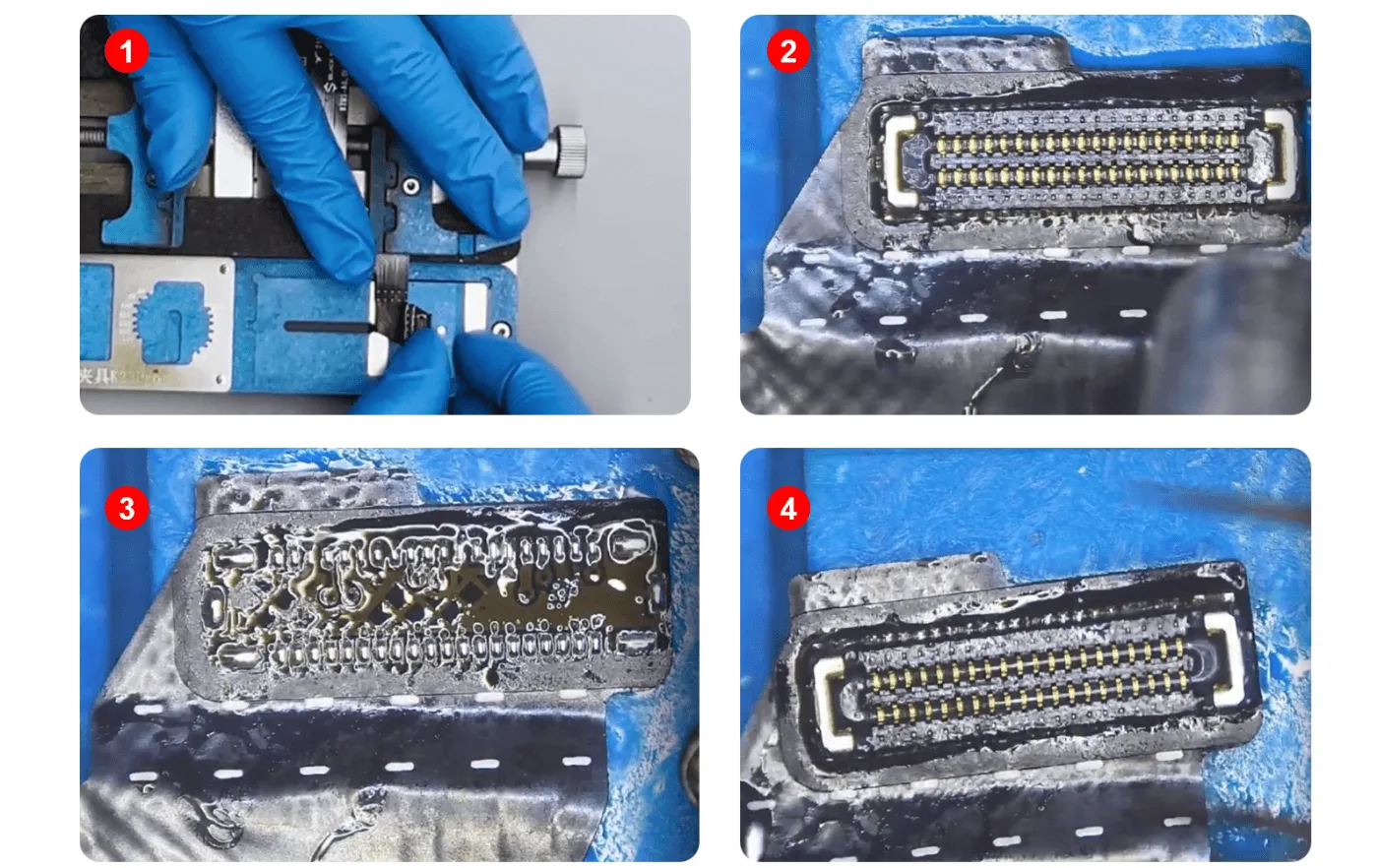 how fix black shark pro no display resolder the connector