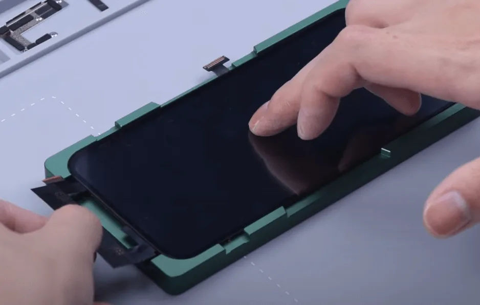 how fix iphone 12 pro max touch not working align the glass with oled by