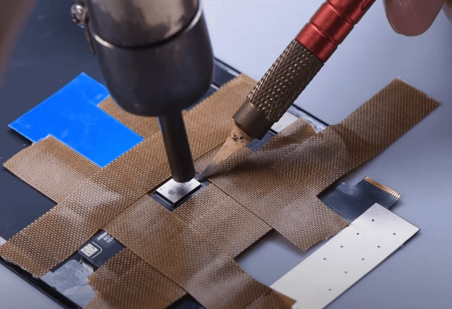 how fix iphone 12 pro max touch not working desolder the ic with