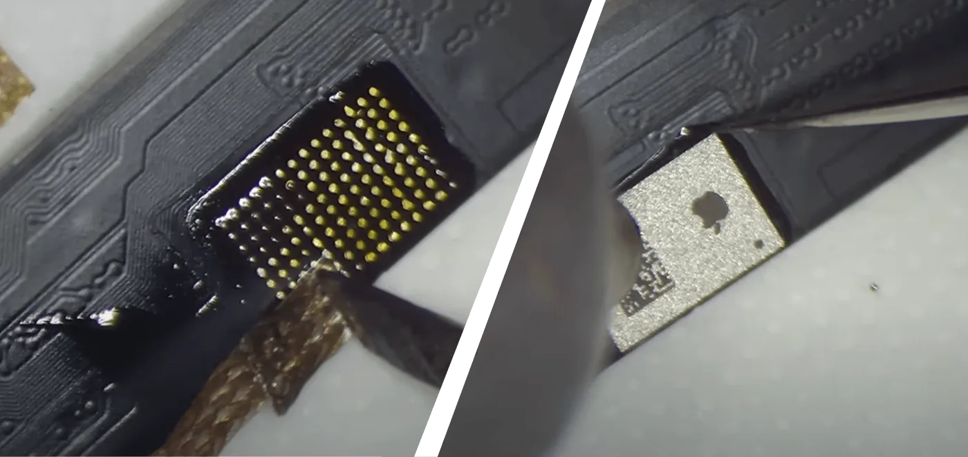 how fix iphone 12 pro max touch not working desoldering braid to remove